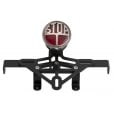 Motone Miller Black Stop Tail Light - Rear Mudguard Bracket - Indicator Plate - Loom KIT