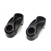 Custom Top Riser Clamps - for One Inch Bars - Black