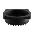 Motone HD CV Finned Carb Top Lid - Finned- Contrast Cut - Black