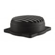 Motone HD CV Finned Carb Top Lid - Finned- Contrast Cut - Black