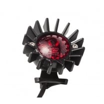 Big Fin Tail Light LED + Fender Mount Kit - Black