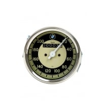 BMW SMITHS Replica 0-200 KPH Speedometer Black & Cream Face