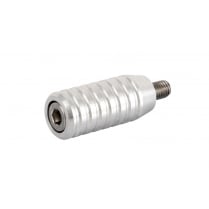 Gear Shifter Lever End Peg - Ribbed - Aluminium