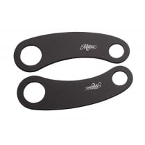 Indicator/Turn Signal Brackets - Top Shock Mount - Black