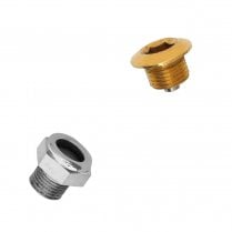 LAMBRETTA Engine Gearbox Oil Sight Glass Transparent+Magnetic Sump Plug Bolt