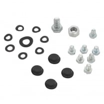 LAMBRETTA Flywheel Cover Fixing Kit Rubber Grommets+Steel Bolts