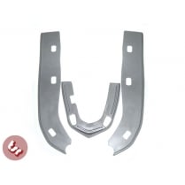 LAMBRETTA Mudguard &Horncast Rubber Seal/Trim Set Grey