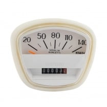 LAMBRETTA Speedo 140KPH SX Italian Thread White
