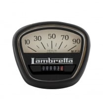 LAMBRETTA Quality Series 3 90 MPH Complete Speedo/Speedometer Unit LI ...