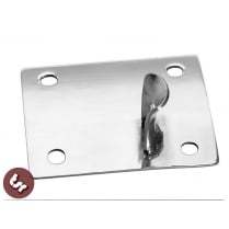 LAMBRETTA Stainless Steel Seat Lock Catch Plate Bracket Series 2/3/GP/SX/LI/TV