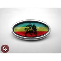 LAMBRETTA TSR Alloy Horncast Badge GP JAH RASTA FARI