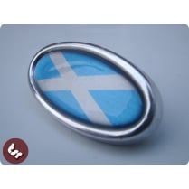 LAMBRETTA TSR Alloy Horncast Badge GP Scotland Flag