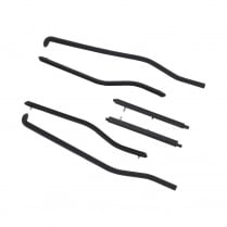 LAMBRETTA TSR Top Quality Black Floor Runner Strips Set Kit