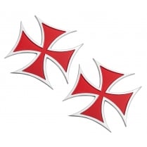 Maltese/Iron Cross - Red - Billet