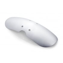 Shorty - Bobbed Front Mudguard/Fender- Spoke Wheels - Brushed Aluminium