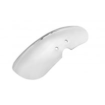 Shorty - Bobbed Front Mudguard/Fender- Spoke Wheels - Polished Aluminium