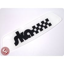 TSR Series 3 Rear Frame Badge SKA CHECKERED FLAG for Lambretta