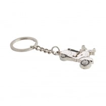 VESPA PX/LML/T5 Scooter Key Ring White