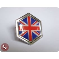 VESPA PX/T5/LML Horncast Badge Hex Chrome Union Jack