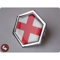 VESPA TSR Horncast Hex Clip Badge PX/LML England Flag