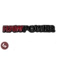 RAW POWER CNC Billet Badge/Emblem TS1/RB/MALOSSI/POLINI fits Vespa/Lambretta