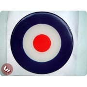 Scooter Sticker/Decal for VESPA/LAMBRETTA -3D MOD Target 10cm