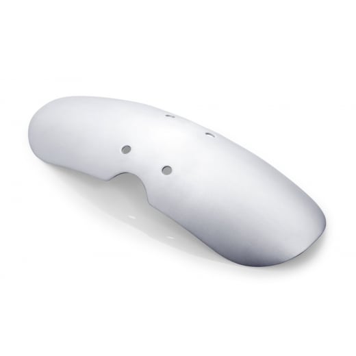 Motone Shorty - Bobbed Front Mudguard/Fender- Spoke Wheels - Brushed Aluminium