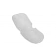 Motone Shorty - Bobbed Front Mudguard/Fender- Spoke Wheels - Polished Aluminium