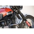 Motone Shorty - Bobbed Front Mudguard/Fender- Spoke Wheels - Polished Aluminium
