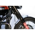 Motone Shorty - Bobbed Front Mudguard/Fender- Spoke Wheels - Polished Aluminium