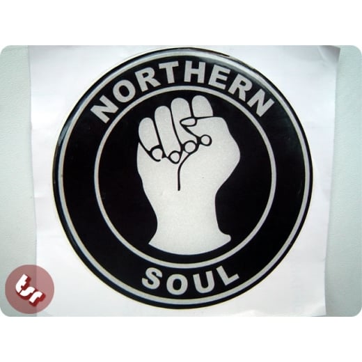 Sticker/Decal-3D NORTHERN SOUL fits VESPA/LAMBRETTA legshield/side panel