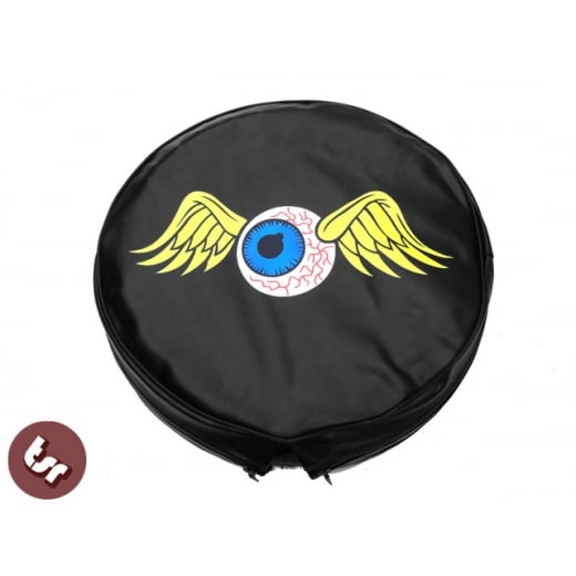 TSR 10" Spare Wheel Cover - Flying Eyeball Hot Rod Kustom fits Vespa/Lambretta