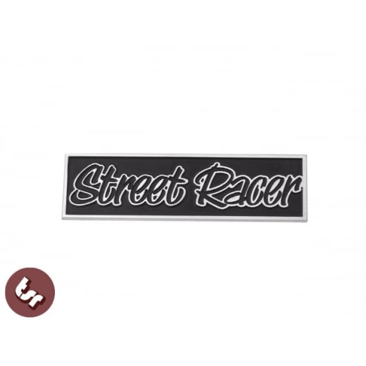 TSR Billet CNC Legshield Badge/Emblem STREET RACER RB/TS1 fits Lambretta/Vespa
