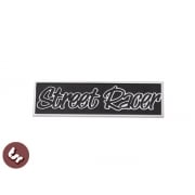 TSR Billet CNC Legshield Badge/Emblem STREET RACER RB/TS1 fits Lambretta/Vespa