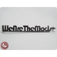 TSR Legshield/Side Panel Badge We Are The Mods fits Vespa/Lambretta