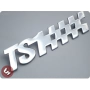 TSR Legshield/Side Panel Custom Chrome Badge TS1 fits tuned Lambretta