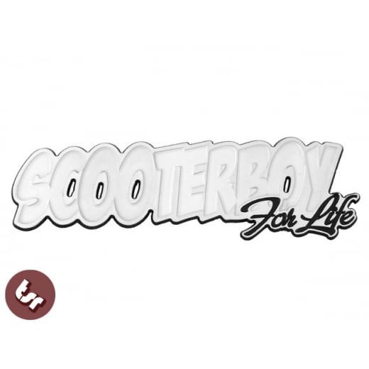 TSR Scooterboy for life! Billet CNC Legshield/Panel/Badge fits VESPA/LAMBRETTA