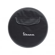 VESPA 10" Spare Wheel Cover Black With Front Pocket