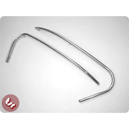 VESPA 150 VBB/VBA Side Panel/Cowl Trim/Flash Set Alloy