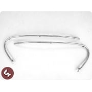VESPA 150 VBB/VBA Side Panel/Cowl Trim/Flash Set Chrome Stainless Sportique