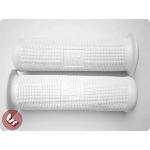 VESPA 150 VBB/VBA/VNA Rubber Hand Grips Pair 22mm White