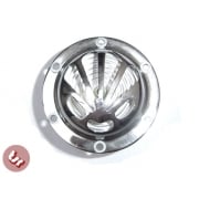 VESPA 6V Chrome Horn Unit Vintage Shell Styling-Non Bat