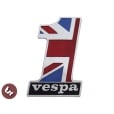 VESPA Billet CNC Number One No 1! Legshield/Panel/Frame Badge