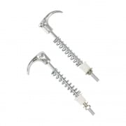 VESPA Chromed Side Panel Lever Handles Pair P125X/150X/P200E