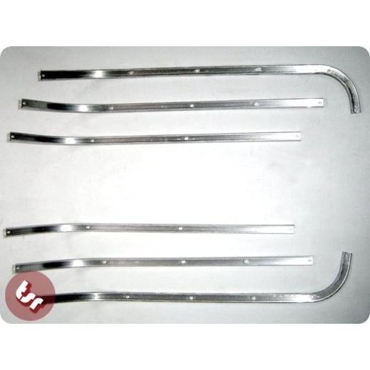 VESPA Floor/Footboard Runner Strips Standard Alloy X6 Sprint/VBB/Rally