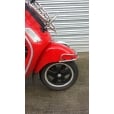 VESPA GTS/GT Mudguard/Fender Stainless Steel Crash Bar+Badge