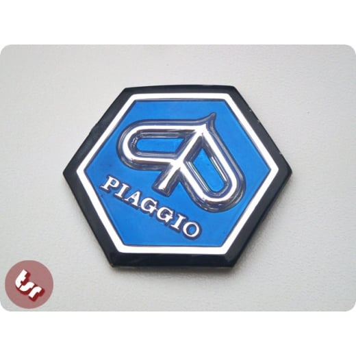 VESPA Horncast Hexagon hex Badge VLB/SPRINT RALLY BLUE