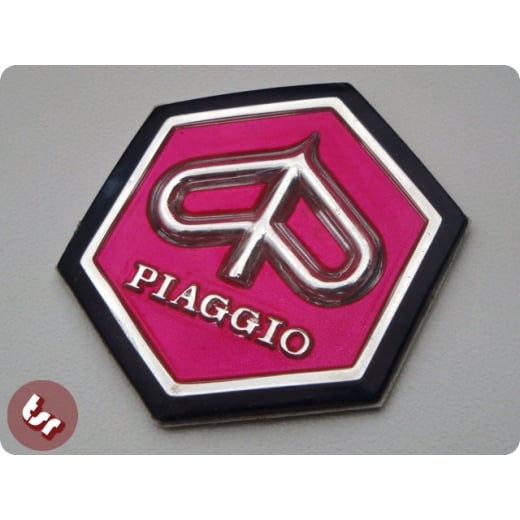 VESPA Horncast Hexagon hex Badge VLB/SPRINT RALLY PINK