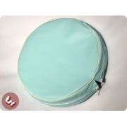 VESPA/LAMBRETTA 10" Spare Wheel Cover Baby Blue/Cream