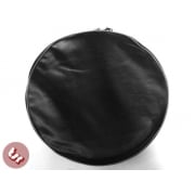 VESPA/LAMBRETTA 10" Spare Wheel Cover Black - Grey Pipe